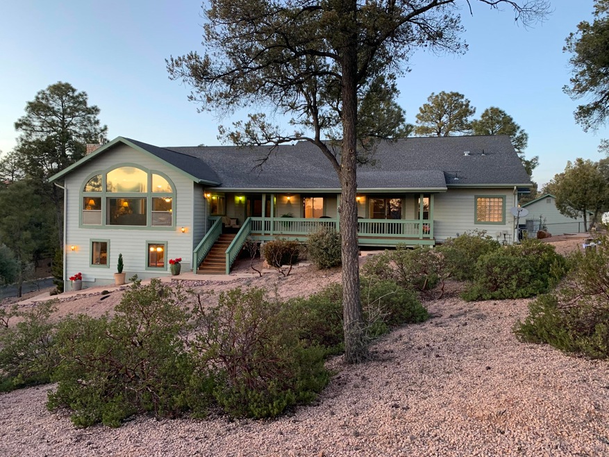 House front at Dusk