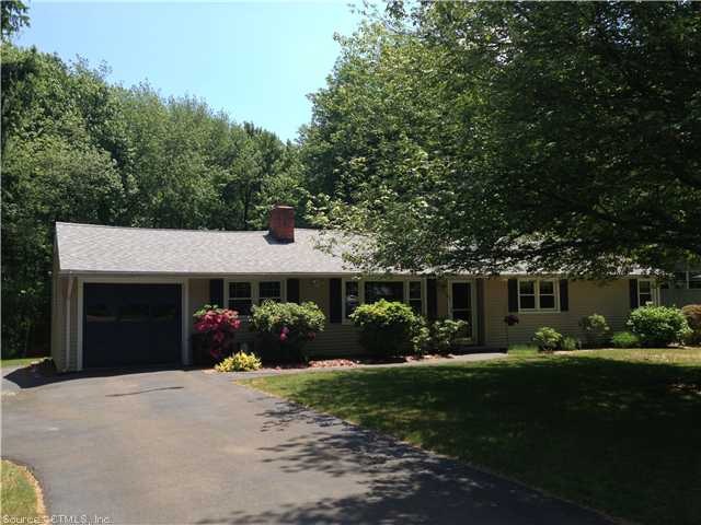 Exterior Front. The driveway can accommodate two c