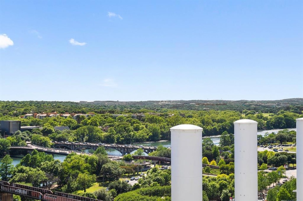 Fabulous Lady Bird Lake views over the decommissio