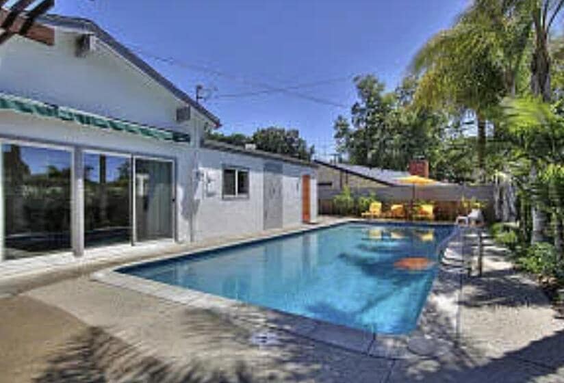 House and pool