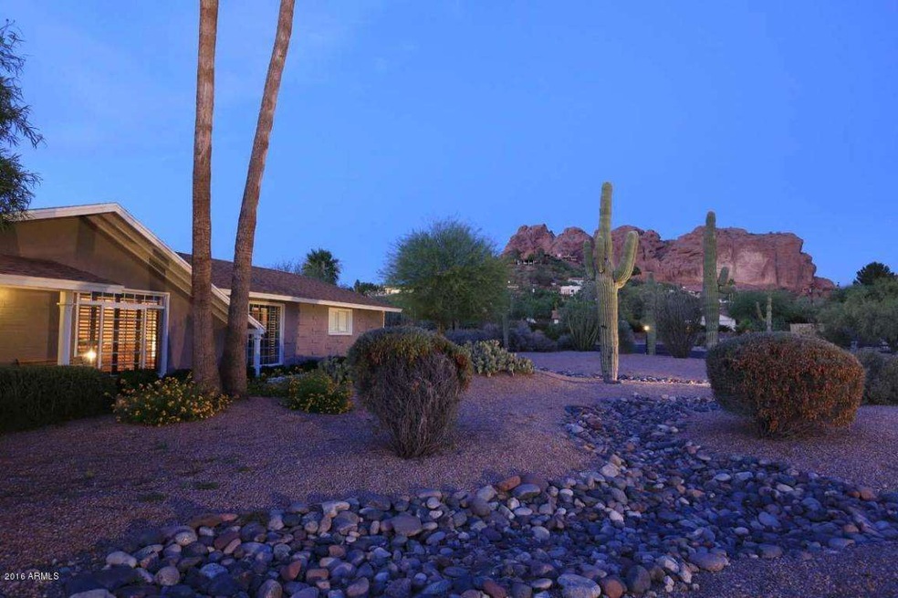 Night-Front View-Camelback Mountain