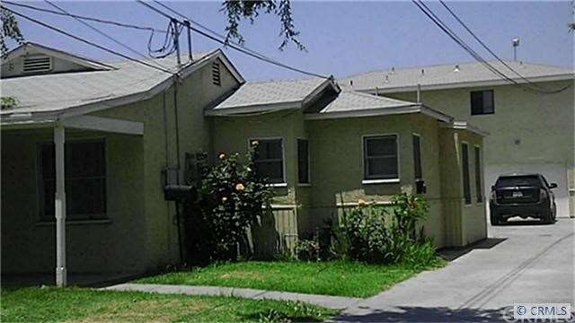 front of property