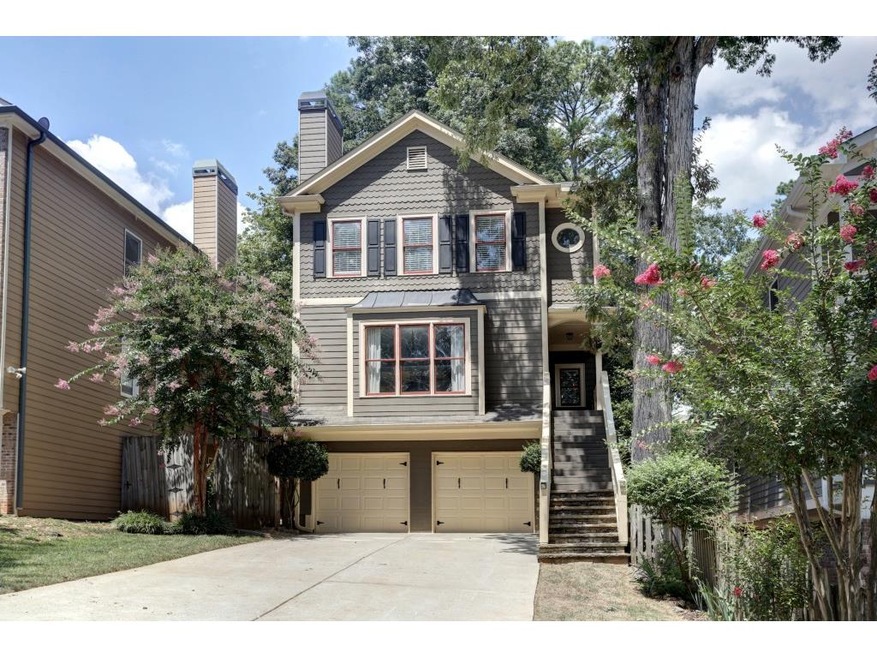 Front view of 3232 Cates Avenue.  Notice the disti