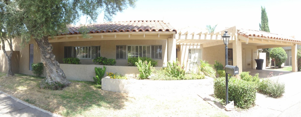 panoramic front view of home