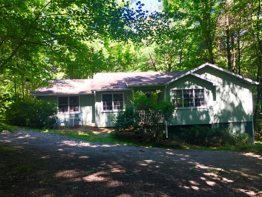 The front of the house