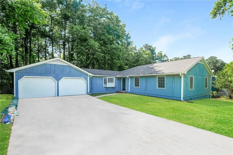 View of front of home with a front yard