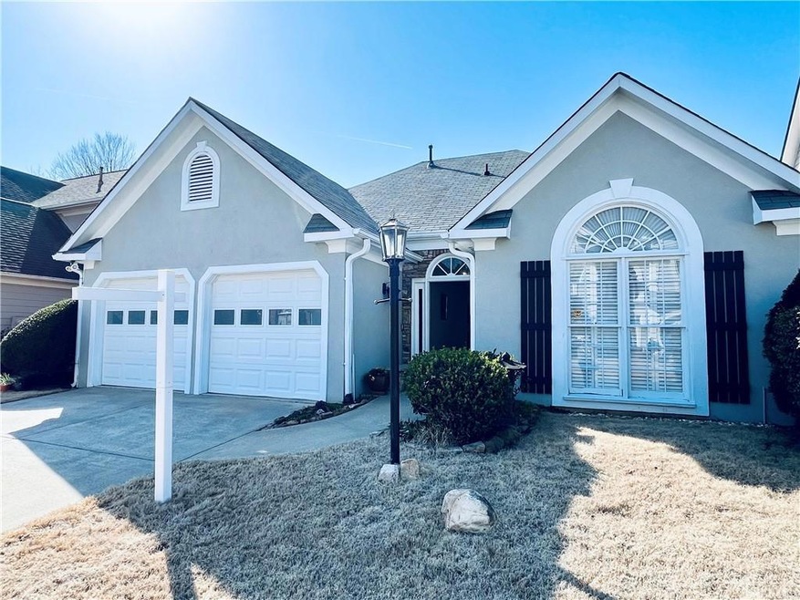 Ranch-style house with a garage