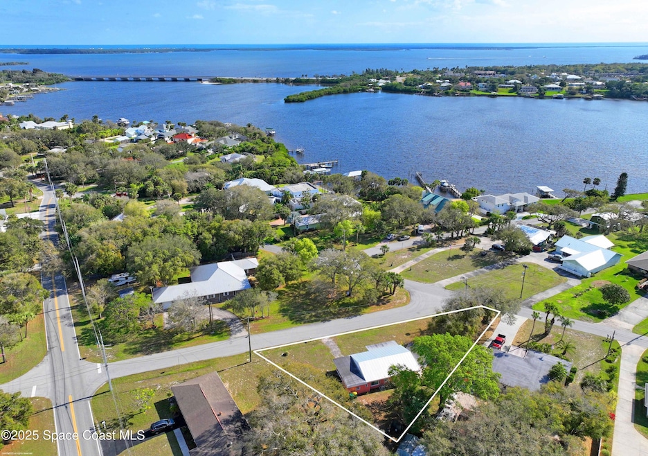 aerial above house