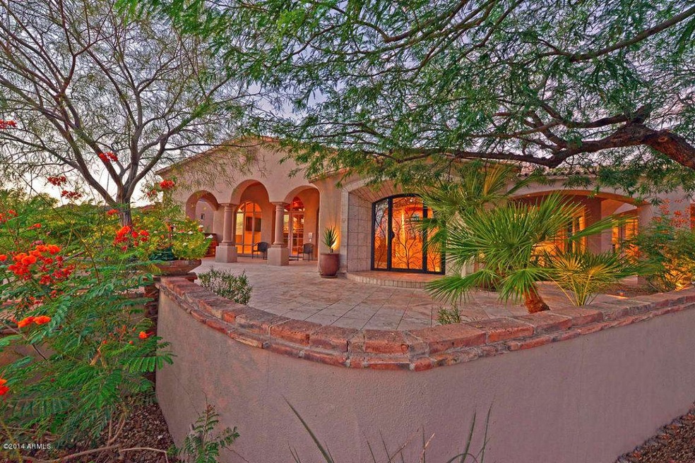 Front Entry PatioSunset