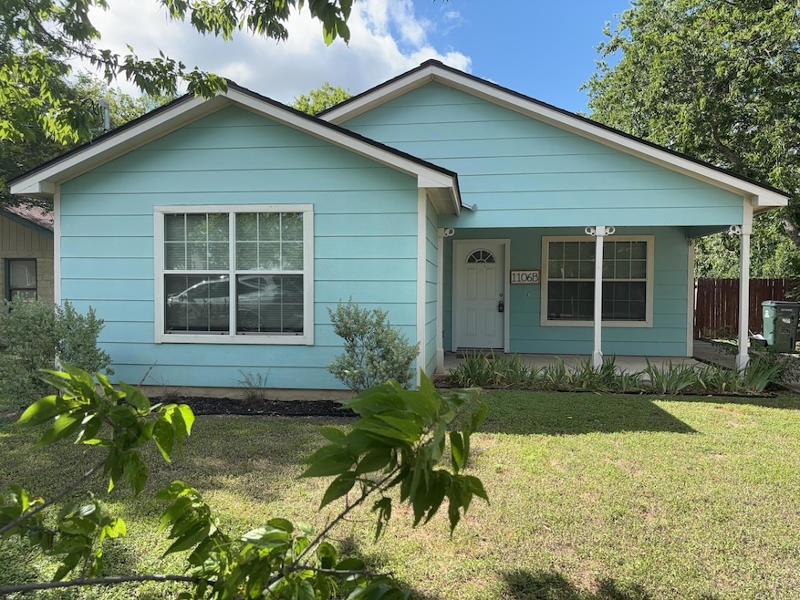 View of front of home featuring covered porch