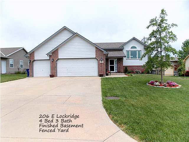 206 LOCKRIDGE, MULVANE, KS 4 Bedrooms 3 Full Baths