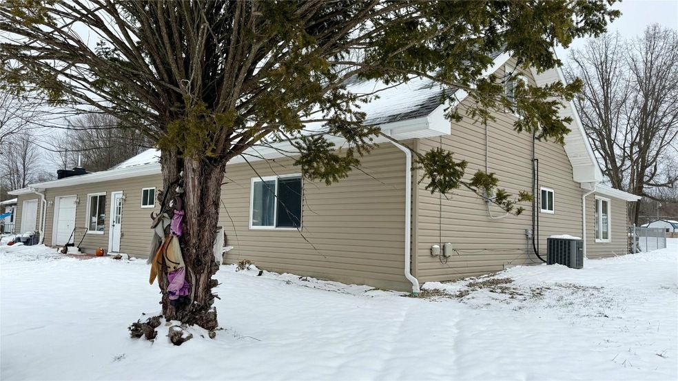 Front of home, winter