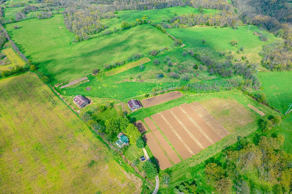 Aerial House & Barns