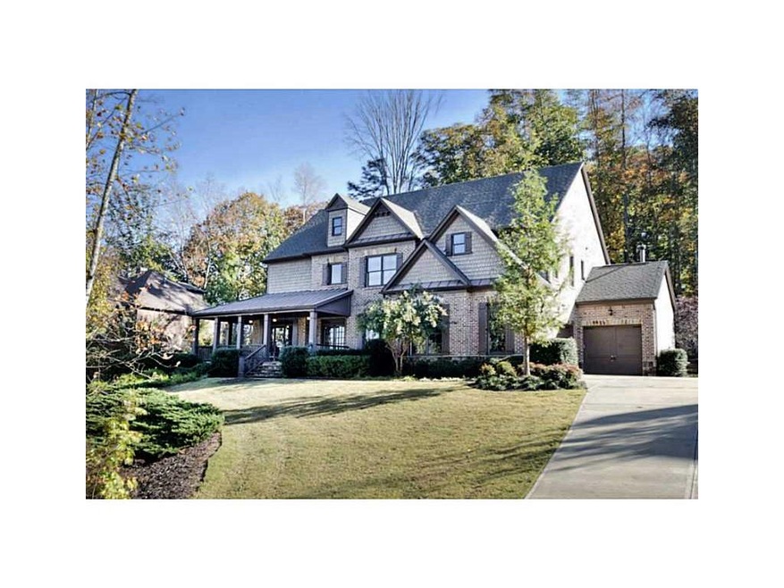 Exterior Front. Beautiful 1+ acre lot; stone/brick