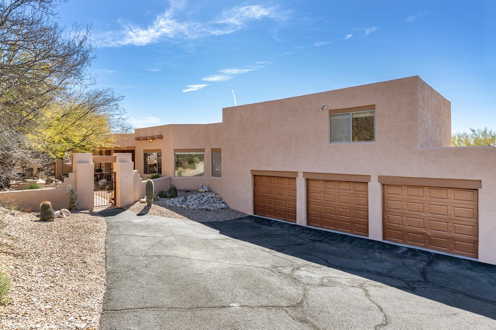Front of House w/3 Car Garage