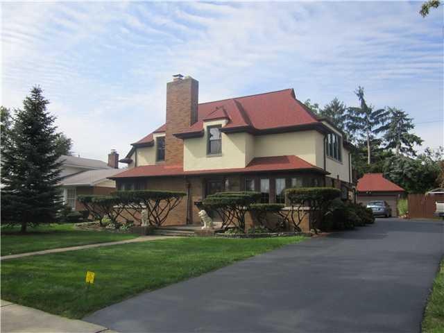 Exterior Front Beautiful Brick and Stucco home in 