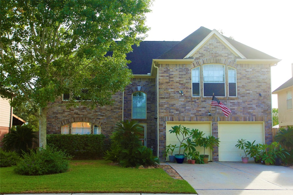 Welcome to 1210 Chesterwood Drive! This two-story 4 bedroom home with mature landscaping and a brick and Hardie Plank elevation is tucked on a quiet street in the far reaches of the Sunset Meadows community in Pearland ISD.