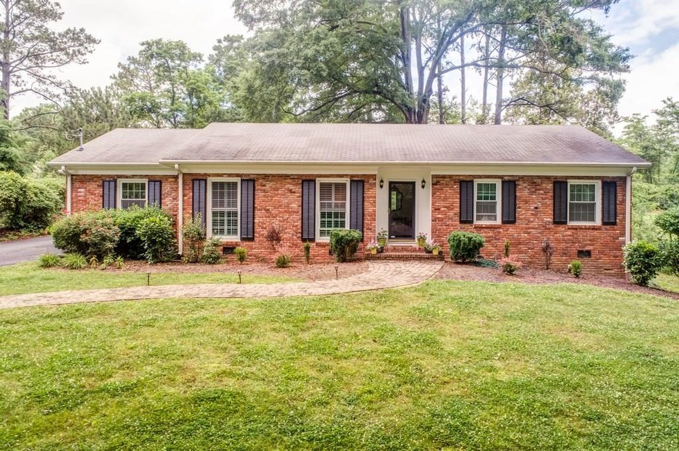 Beautiful brick ranch  that is less than a mile aw