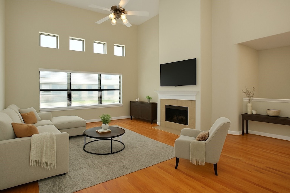 Virtually Staged - Open and bright main floor livi