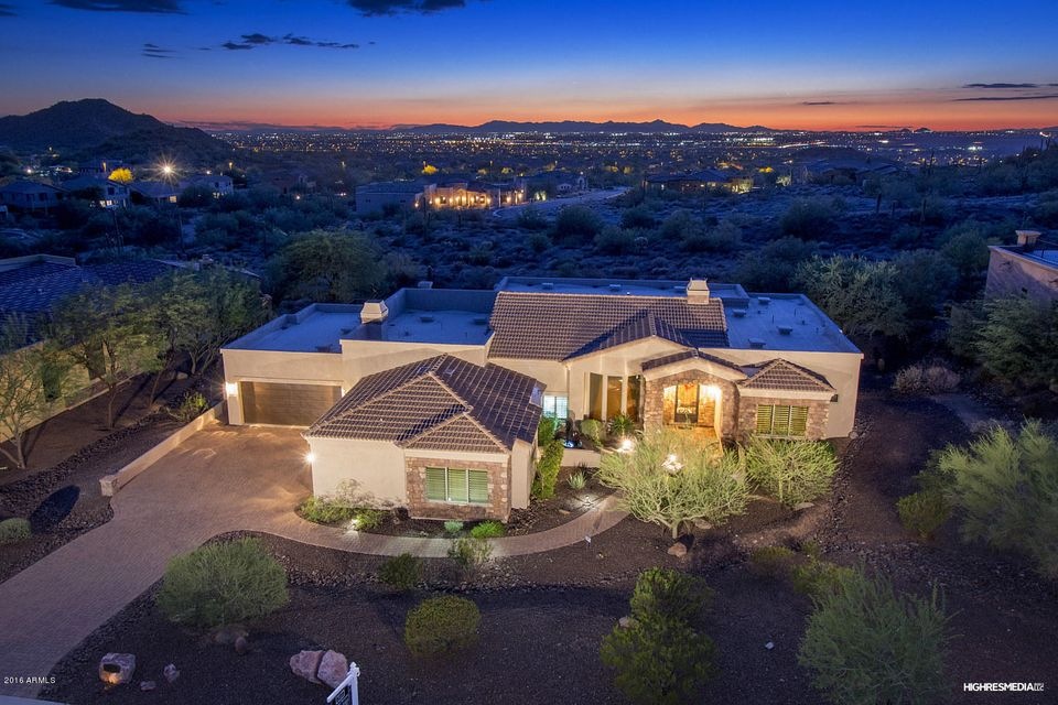 Stunning custom home at Twilight!