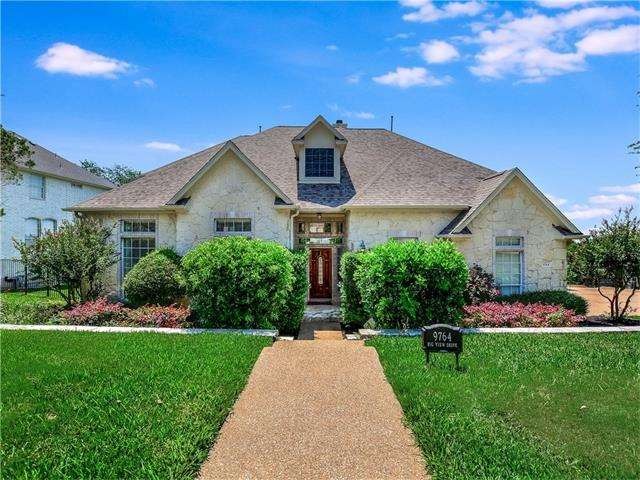 Front exterior: This gorgeous all-sides stone two-