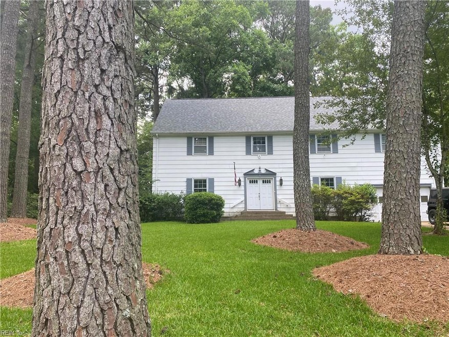 Front yard and house