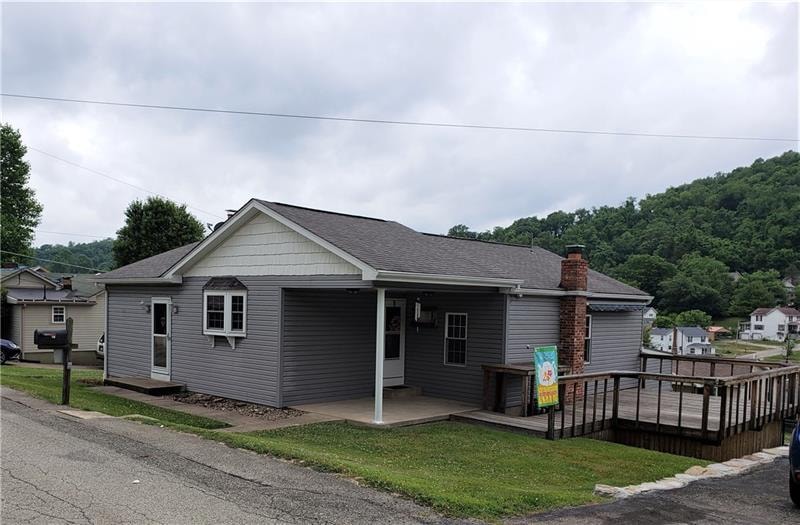 This two bedroom one bath home is located in the Y