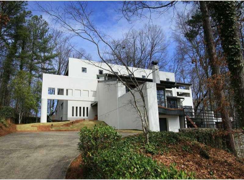 Exterior Front. Secluded Contemporary Retreat...