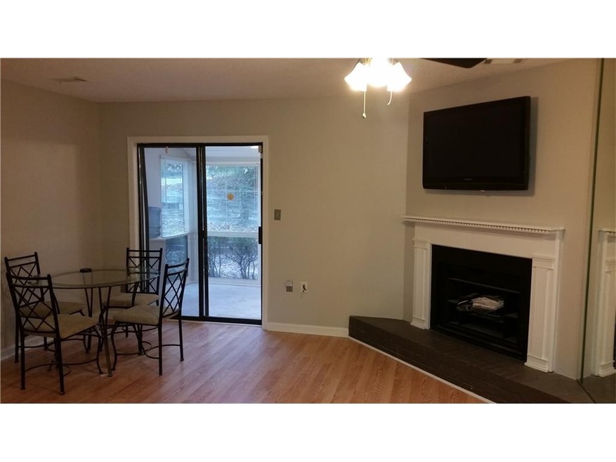 Beautifully repainted living room with included fl