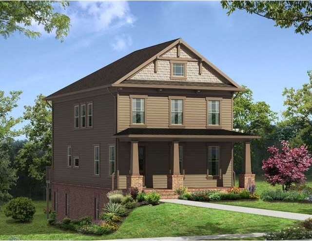 Exterior Front. Artist rendering- we have a Greenb