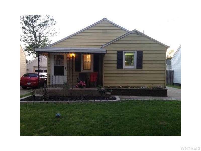 Exterior Front. Newly landscaped. Cozy front porch