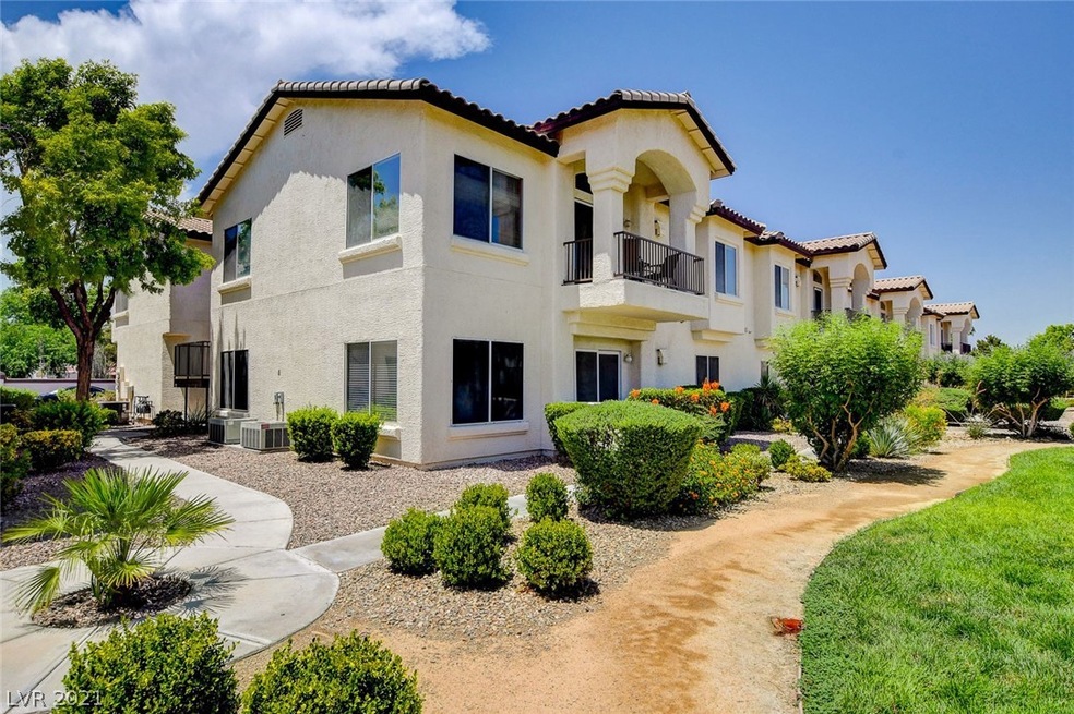 Upstairs unit. Balcony faces grass area and close