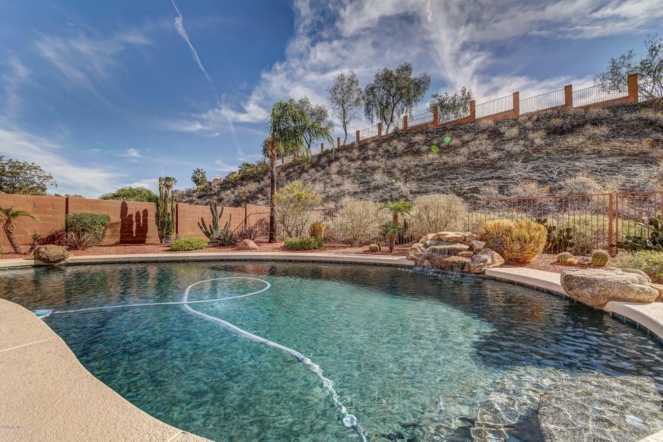 Pool with Hillside View