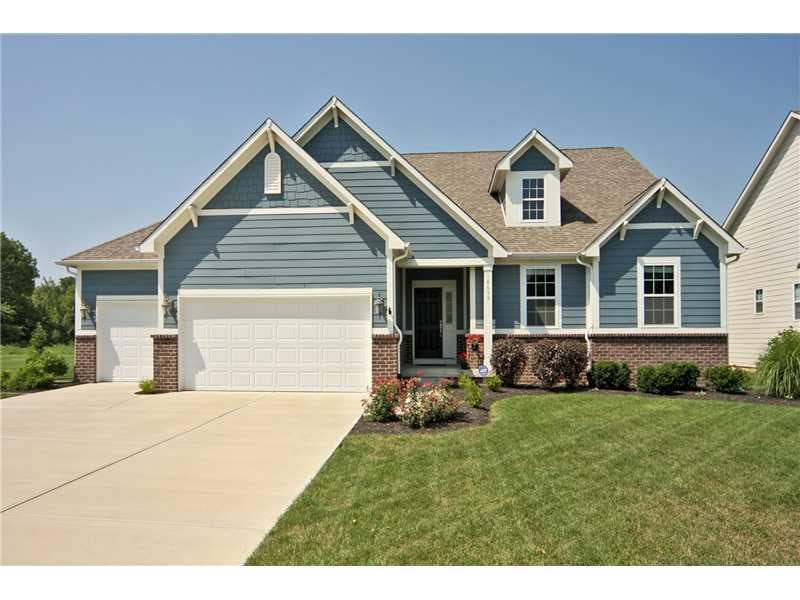 Exterior Front. Welcome home to this beautifully built open concept ranch style house.  Additional open area behind 3rd car bay gives options for workshop or boat storage.