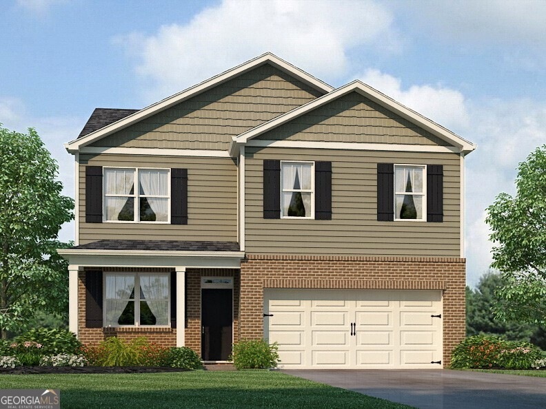 Belhaven Elevation F at Oaks at Cedar Grove In Fai
