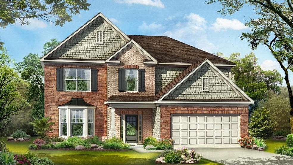 Color Rendering of Plan & Elevation.