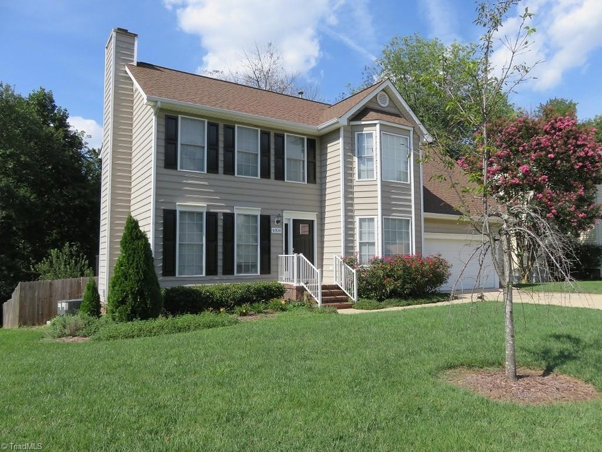 Front view in summer - Sedgefield taxes but convenient city location!