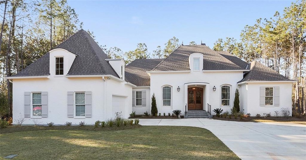 front elevation, j load double garage, 2 gas lante