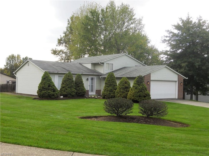 Beautiful manicured landscape.