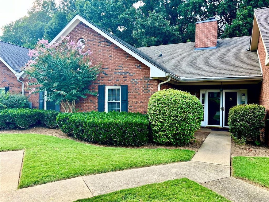 View of front of home with a front lawn