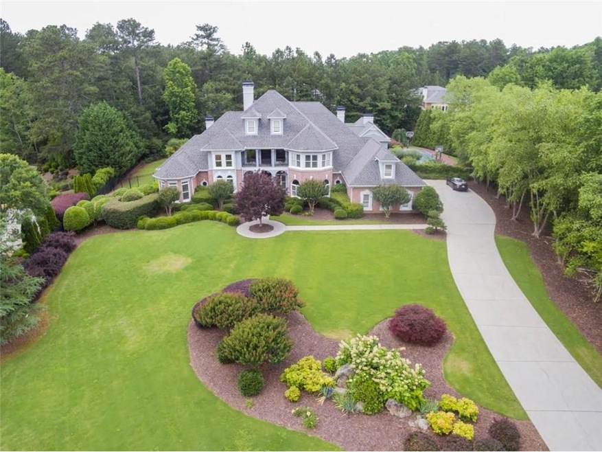 Stunning estate in Alpharetta with every imaginabl