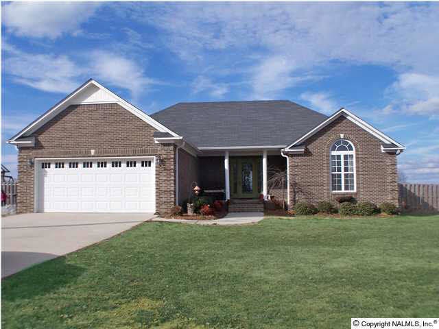 Full brick home with an open floor plan.