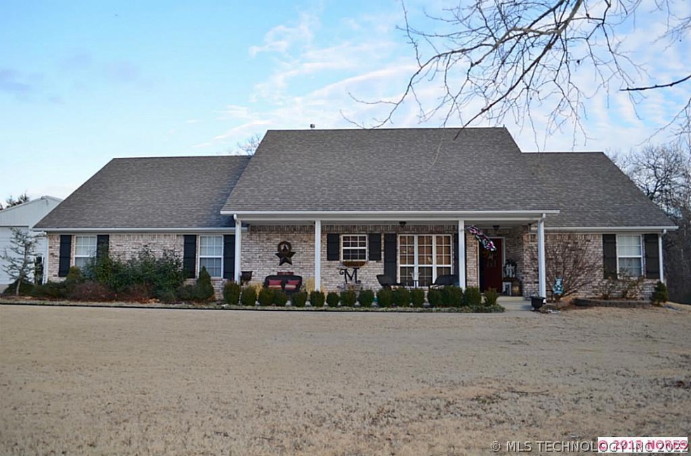 Front view of house