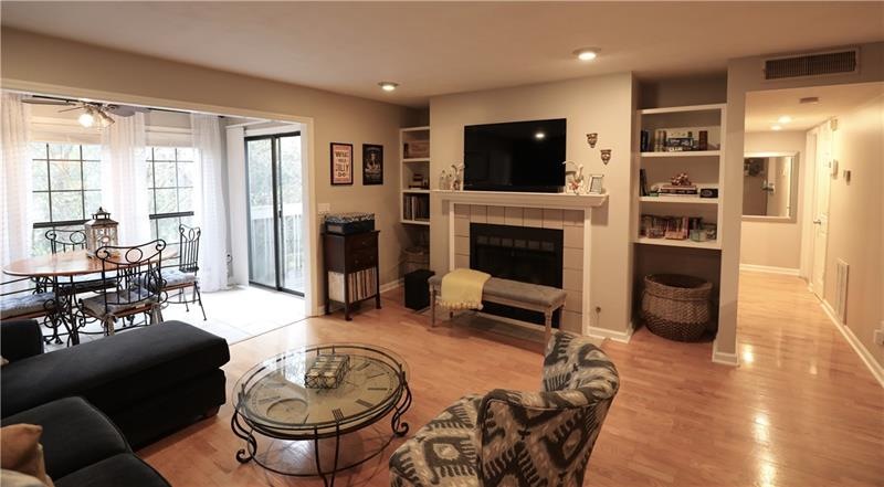 Welcome home! Beautiful hardwood floors lead you i