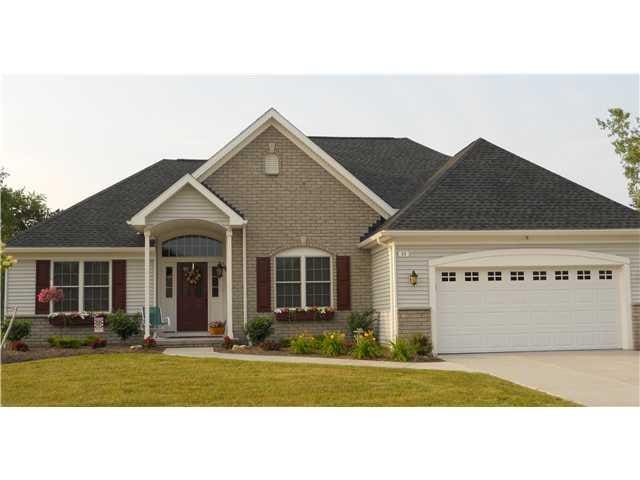 Exterior Front CAPEN MODEL, 3 BDRM ranch