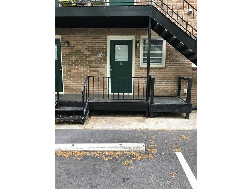 Back of apartment