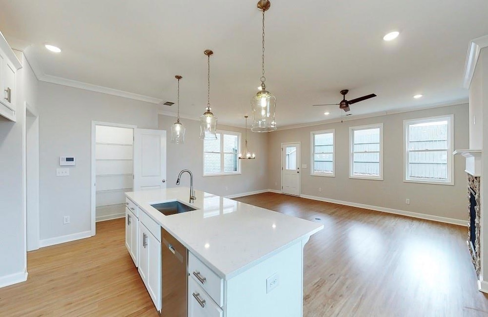 Bright Kitchen with a 9ft island!