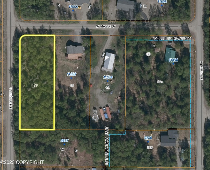 Aerial of lot 13