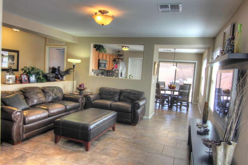 Living Room & Eat-In Kitchen from Entry