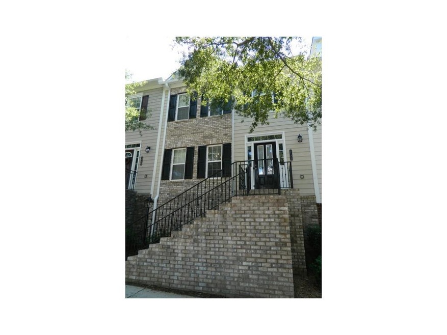 Pretty brick front that is shaded.